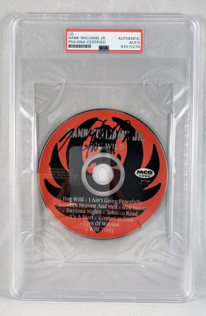 Country Singer Hank Williams Jr Signed CD PSA/DNA 7