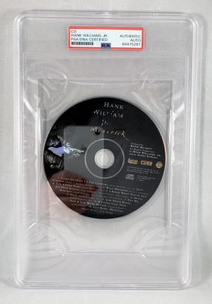 Country Singer Hank Williams Jr Signed CD PSA/DNA 9