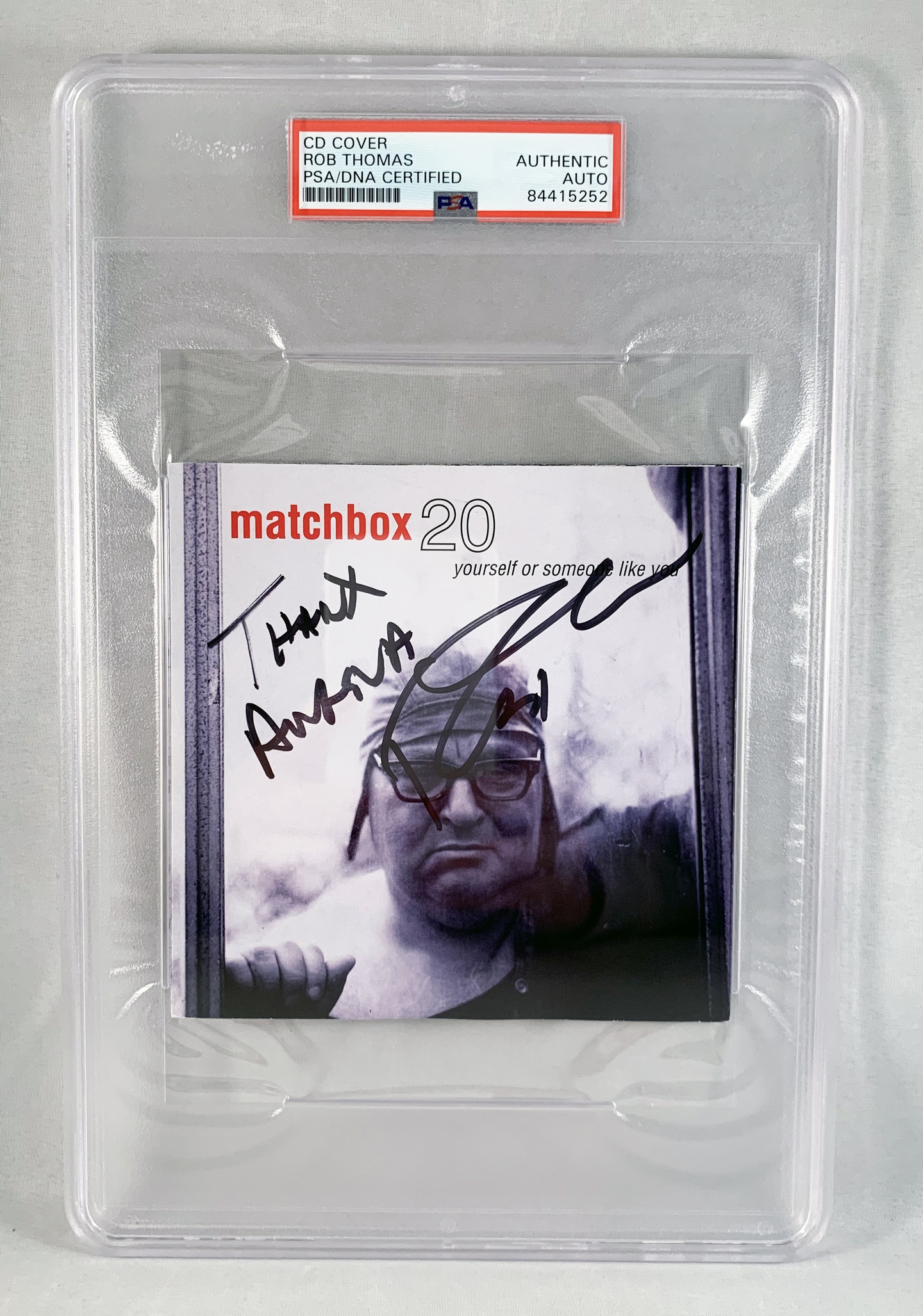 Rob Thomas Signed CD Cover PSA/DNA Matchbox 20 1
