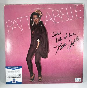 Patti LaBelle Signed Vinyl LP Album Beckett BAS
