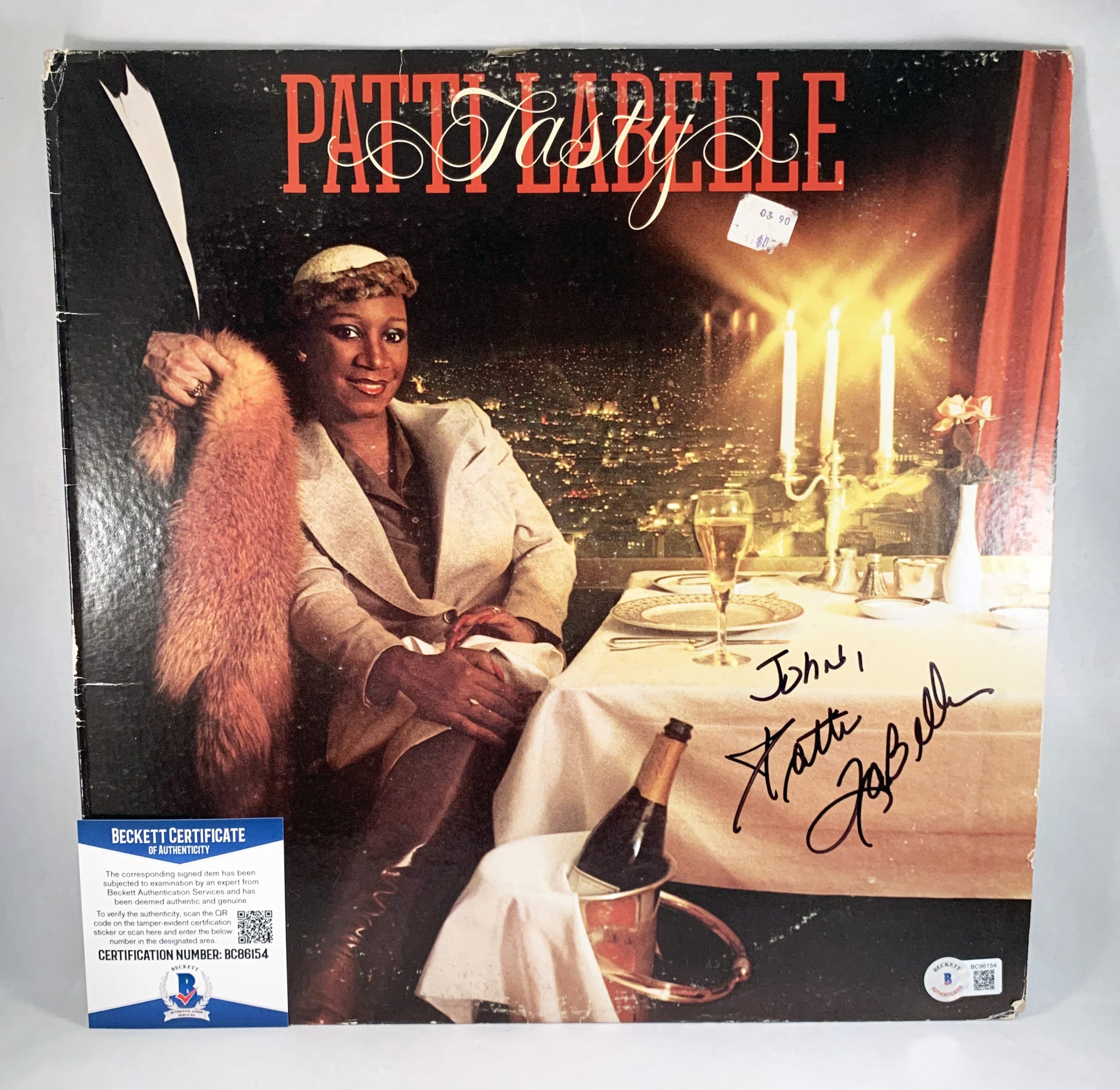 Patti LaBelle Signed Vinyl LP Album Beckett BAS 1