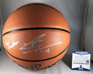 Miami Heat Tyler Herro Signed Basketball Beckett BAS