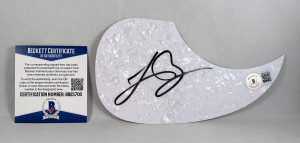 Lee Brice Autographed Acoustic PickGuard Beckett BAS 1
