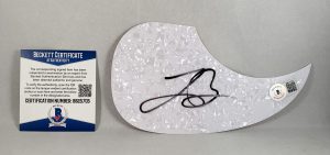Lee Brice Autographed Acoustic PickGuard Beckett BAS 2