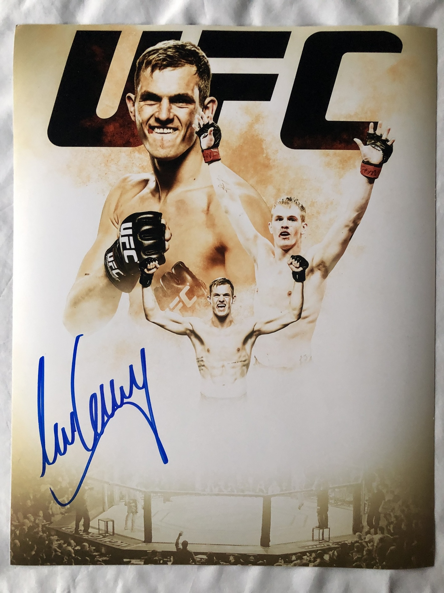 Ian Garry Signed 11x14 Photo UFC The Future