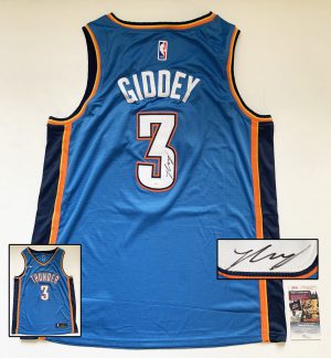 Oklahoma City Thunder Josh Giddey Signed Jersey JSA 3