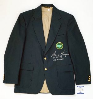 Masters Champion Gary Player Signed Green Jacket Beckett BAS
