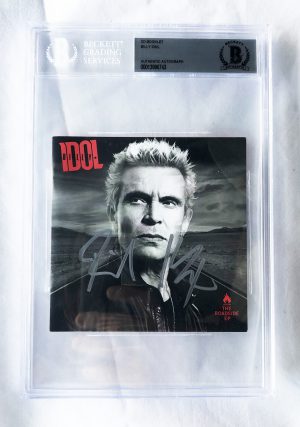Billy Idol Signed CD Cover The Roadside Beckett BAS 1