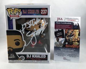 DJ Khaled Signed Funko Pop JSA
