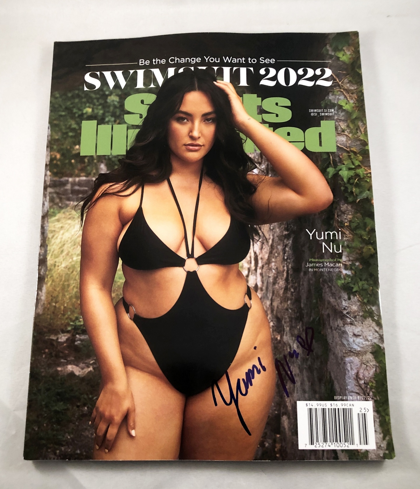 Yumi Nu Signed Magazine 2022 SI Swimsuit Issue 1