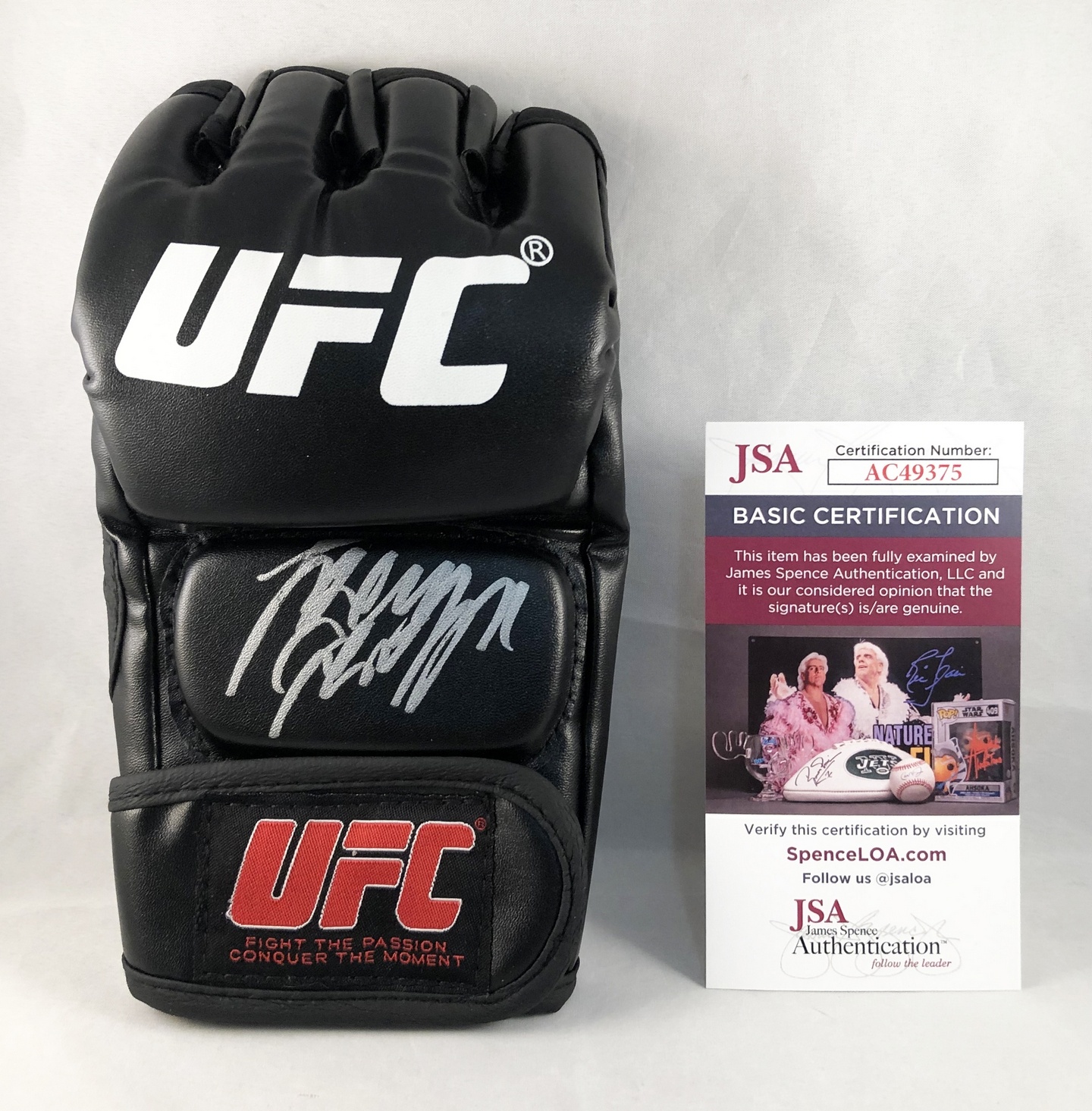 Joanna Jedrzejczyk Signed UFC Glove JSA 3