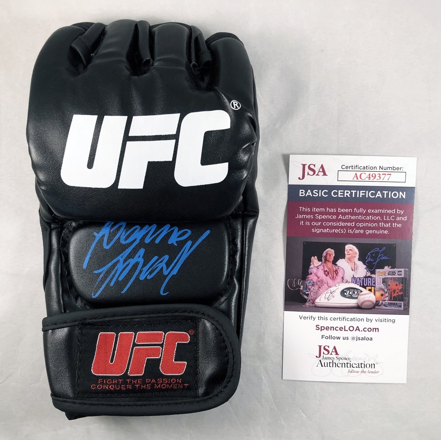 Joanna Jedrzejczyk Signed UFC Glove JSA 5