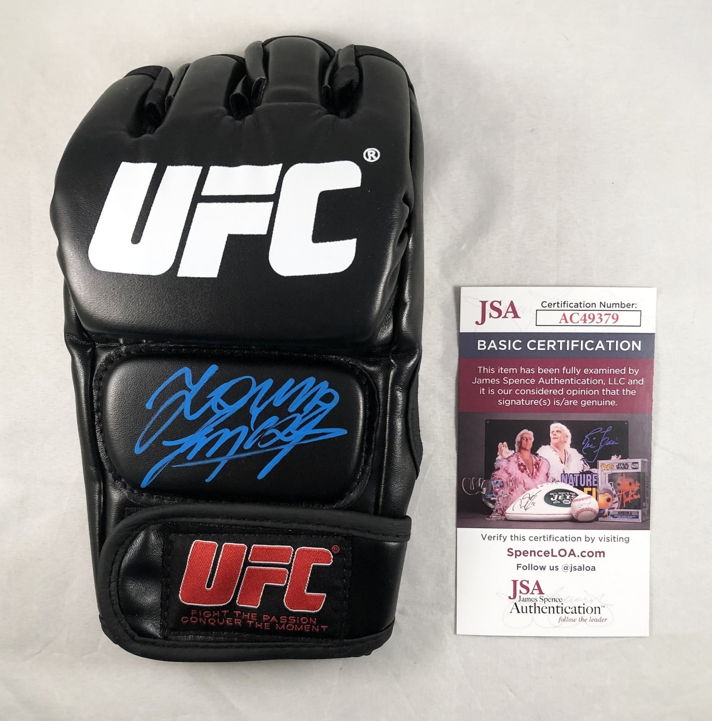 Joanna Jedrzejczyk Signed UFC Glove JSA 7