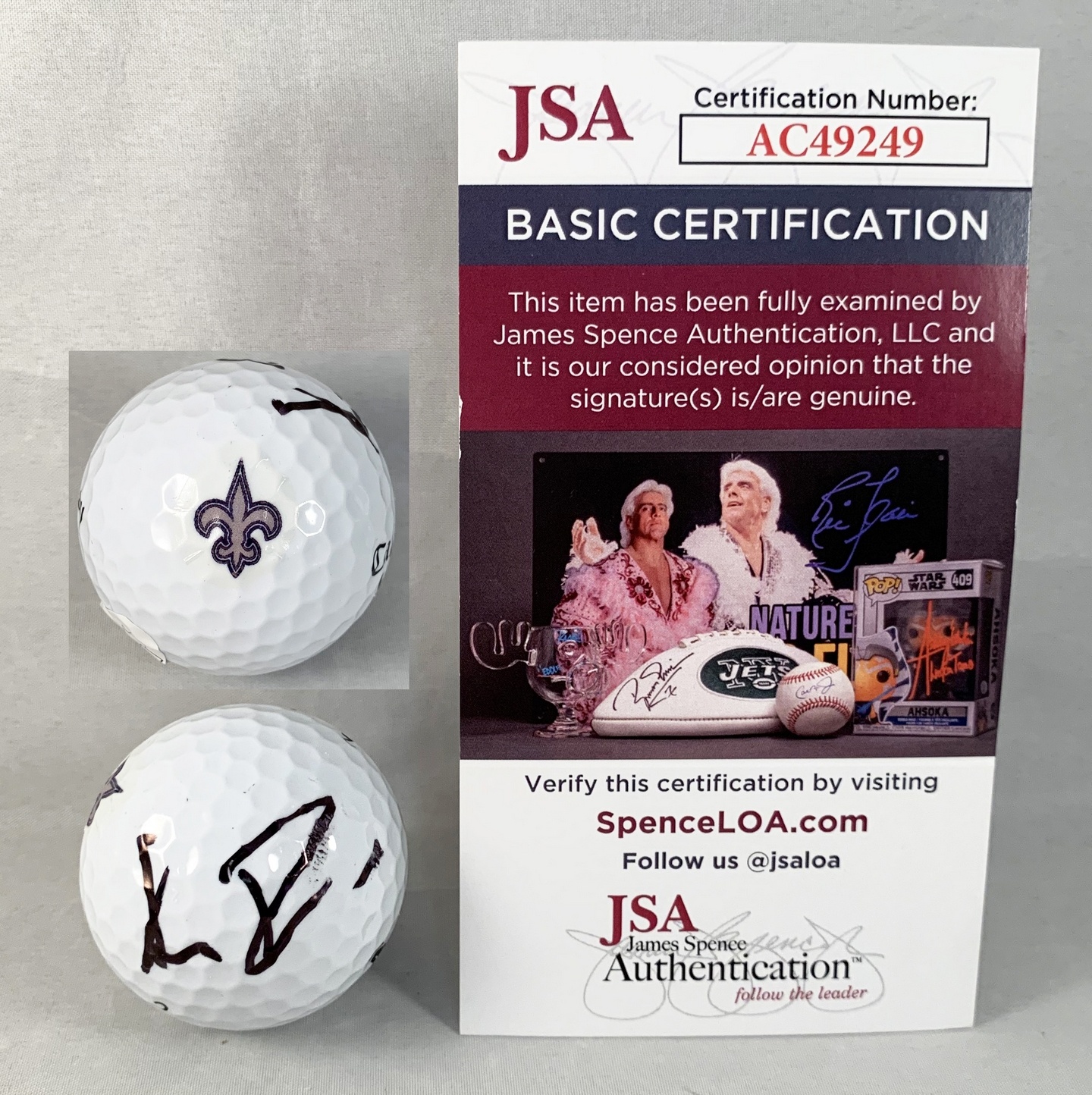 New Orleans Saints Sean Payton Signed Golf Ball JSA