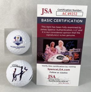 Alex Noren Signed Golf Ball 2016 Ryder Cup JSA