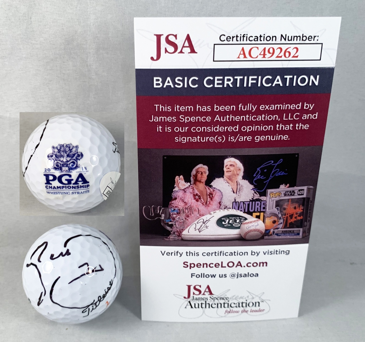 Jason Day Signed Golf Ball 2015 PGA Championship JSA