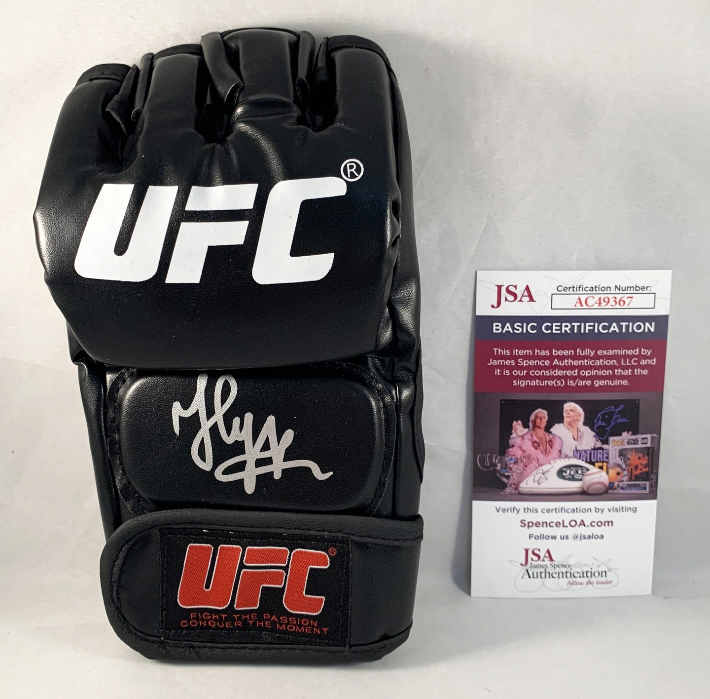 Said Nurmagomedov Signed MMA Glove UFC JSA 1