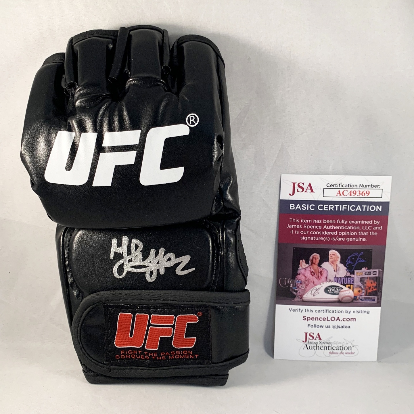 Said Nurmagomedov Signed MMA Glove UFC JSA 2