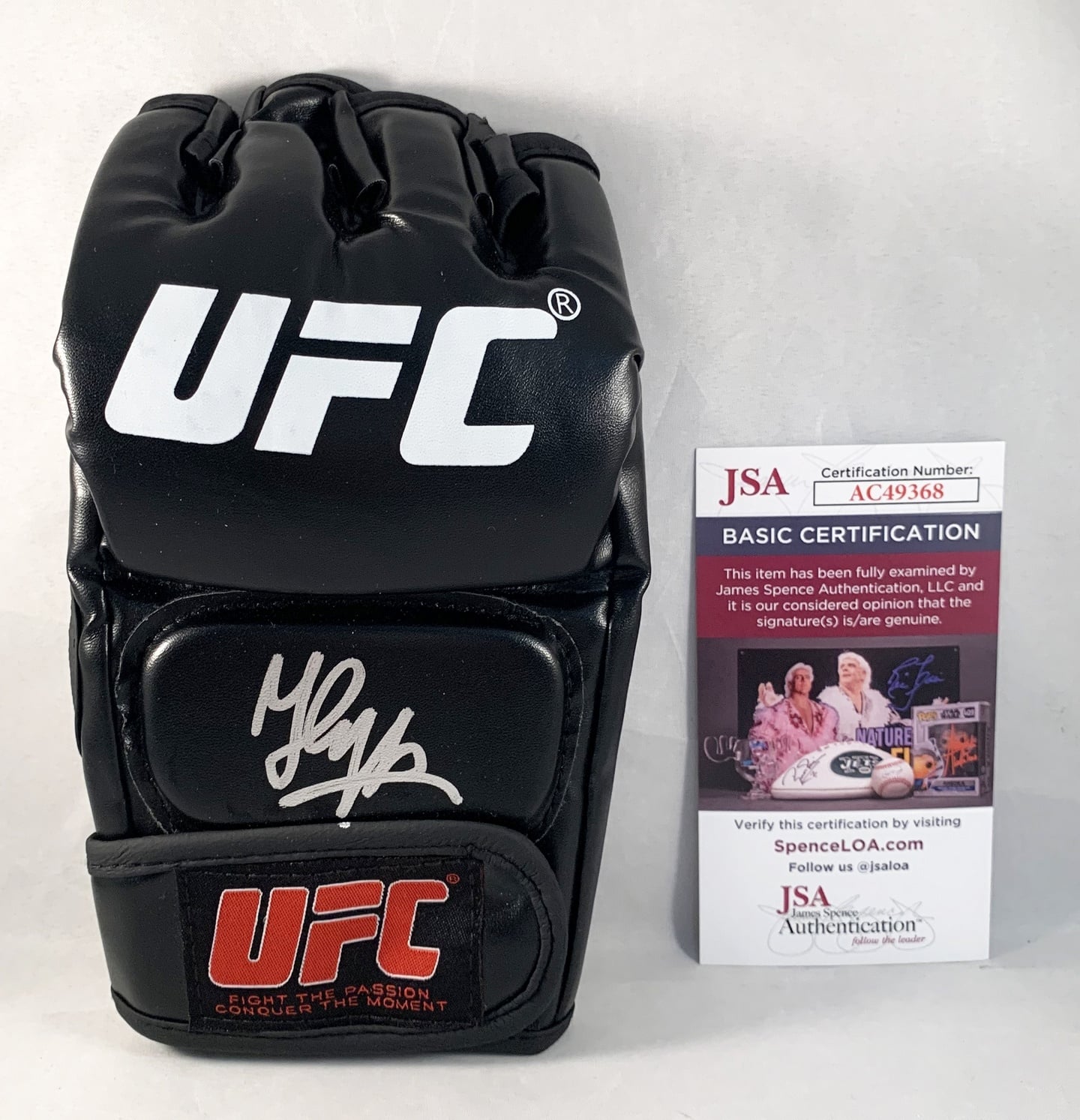 Said Nurmagomedov Signed MMA Glove UFC JSA 3