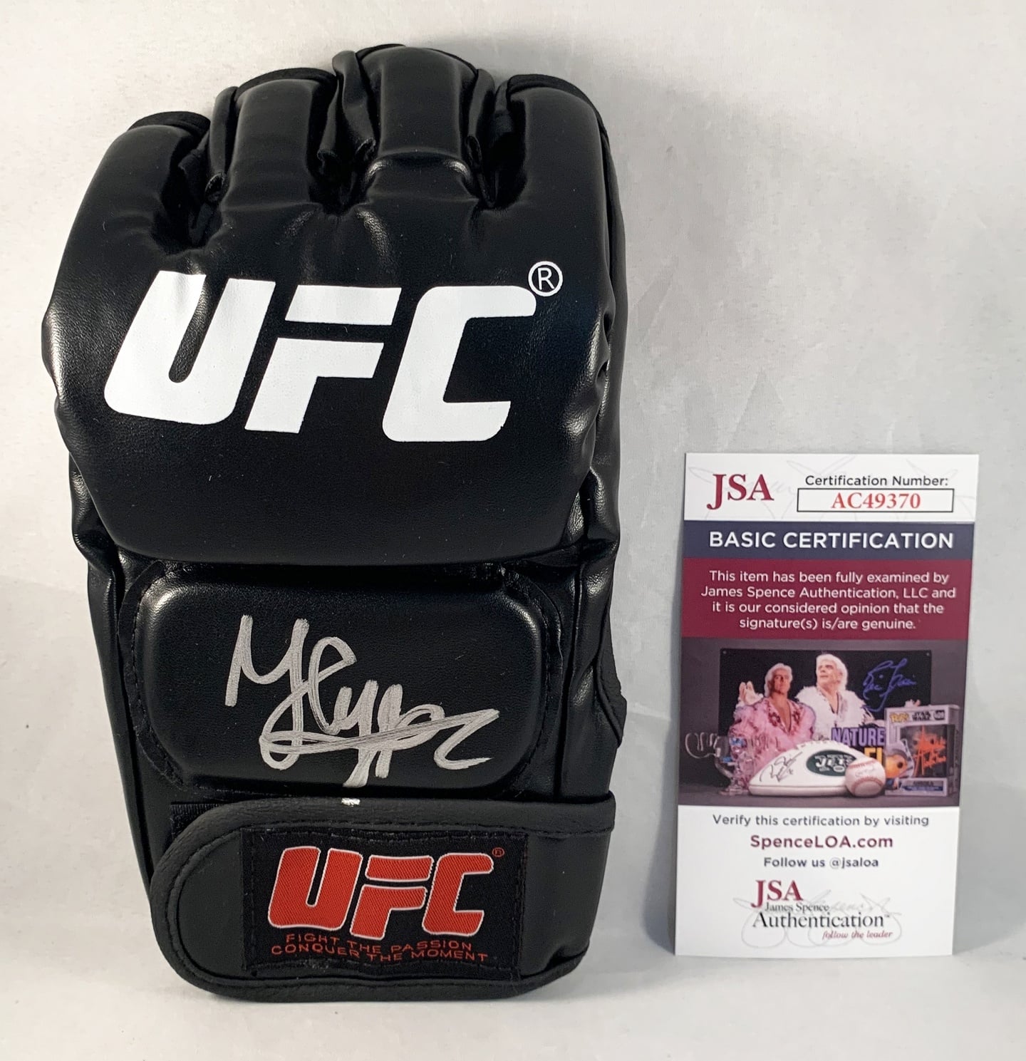 Said Nurmagomedov Signed MMA Glove UFC JSA 4