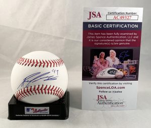 Miami Marlins Pablo Lopez Signed Authentic MLB Baseball JSA
