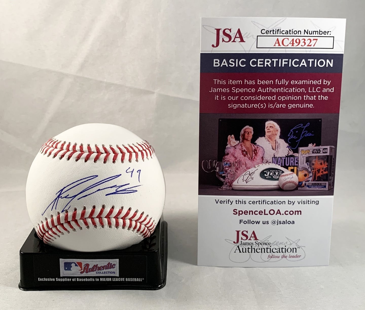 Miami Marlins Pablo Lopez Signed Authentic MLB Baseball JSA