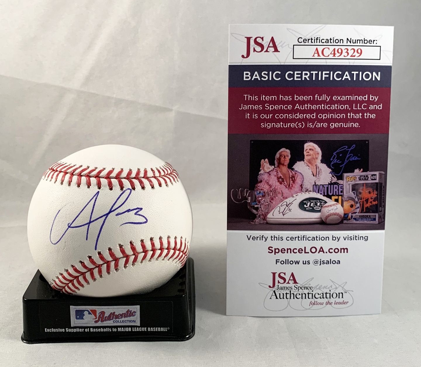 New York Mets Francisco Alvarez Signed Authentic MLB Baseball JSA