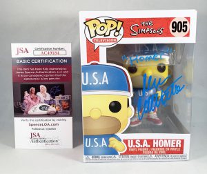 Dan Castellaneta Signed Funko Pop JSA USA Homer Simpsons