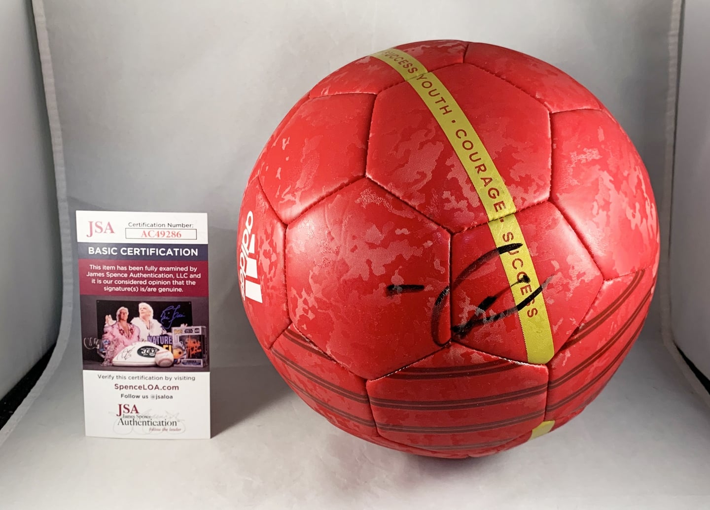 Paul Pogba Signed Soccer Ball Futbol Manchester United France JSA