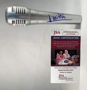 Anitta Signed Microphone JSA