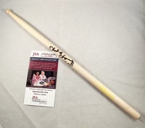 Chad Channing Signed Drumstick Nirvana JSA 3