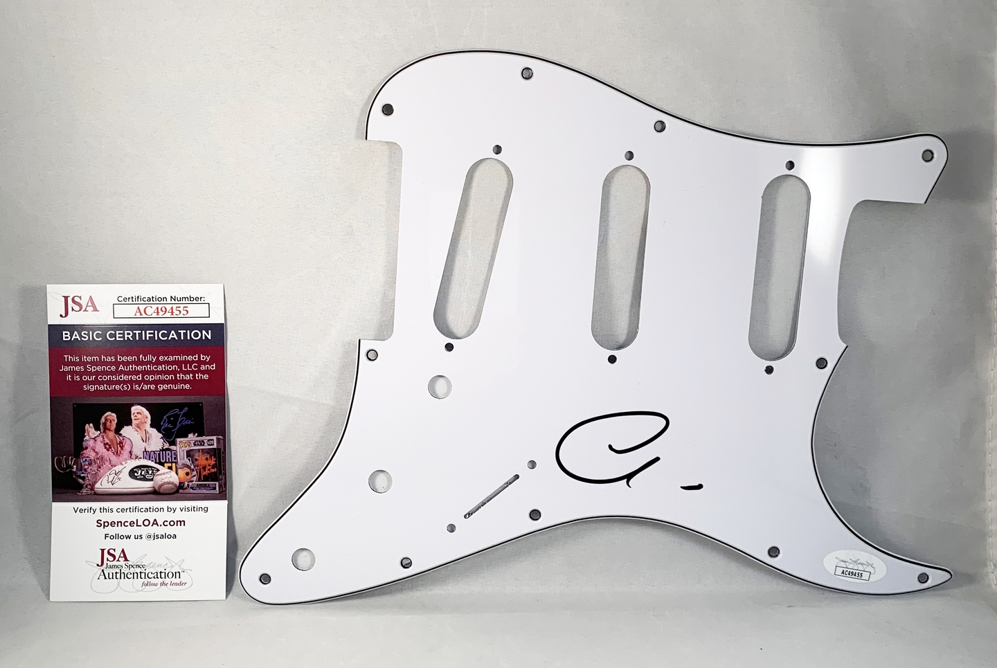 Adam Levine Signed Electric PickGuard Maroon 5 JSA 2