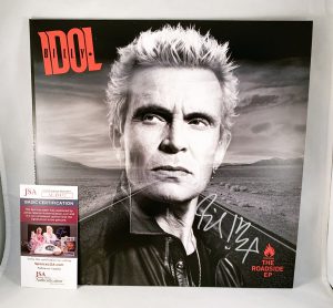 Billy Idol Signed Vinyl LP Album Cover JSA The Roadside 2