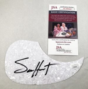 Sam Hunt Signed Acoustic Pickguard JSA
