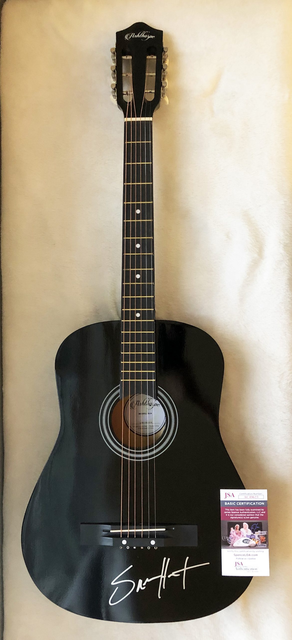 Sam Hunt Signed Guitar JSA