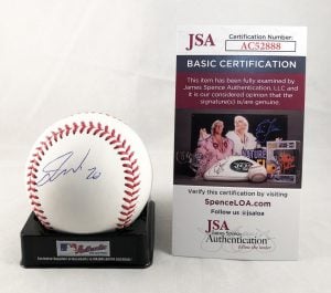 Los Angeles Angels Jared Walsh Signed Authentic MLB Baseball JSA