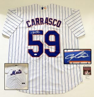 New York Mets Carlos Carrasco Signed Jersey JSA