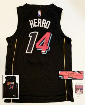Miami Heat Tyler Herro Signed Jersey JSA