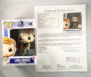 Dallas Mavericks Luka Doncic Signed Funko Pop JSA