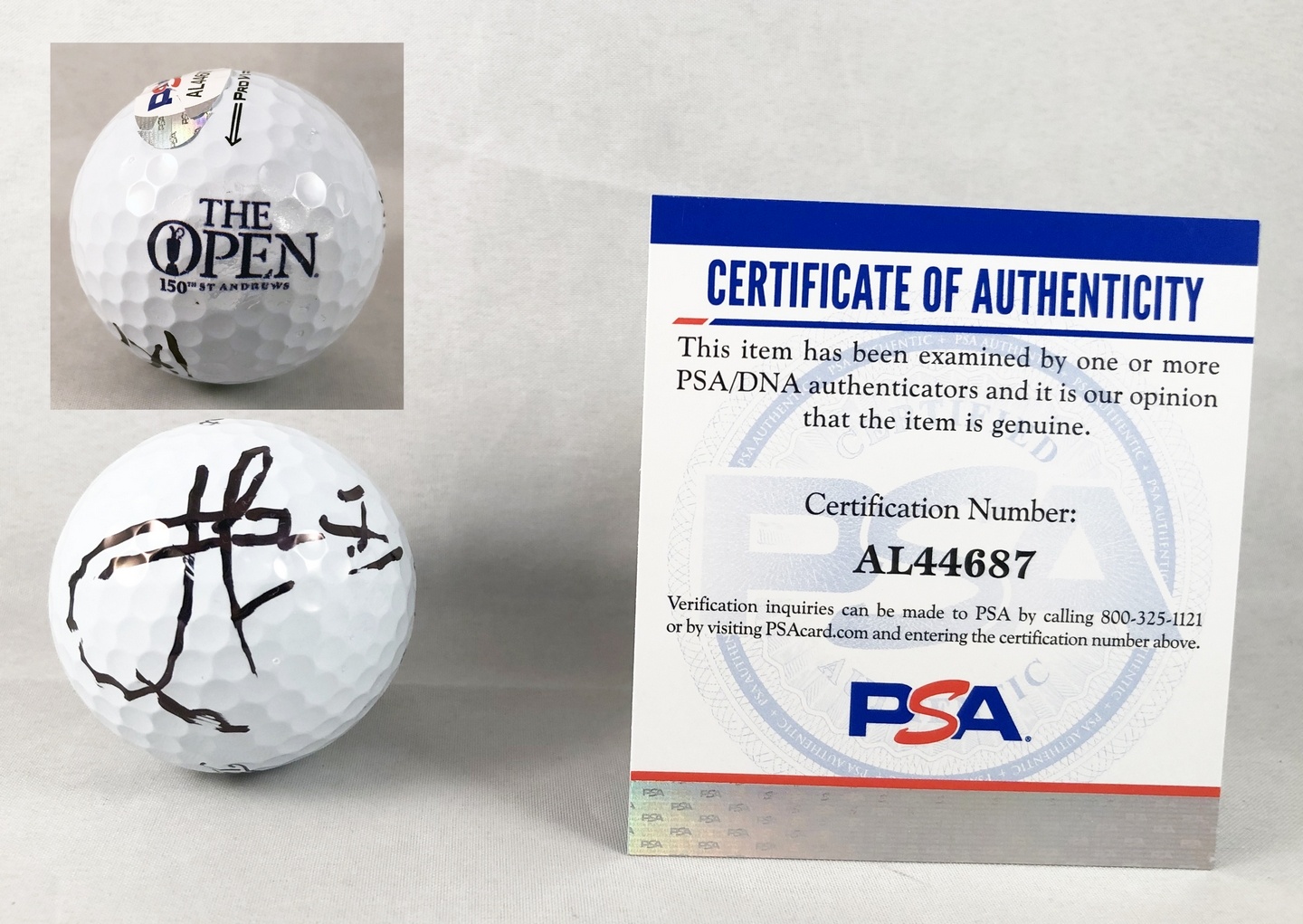 Cameron Smith Signed Golf Ball 2022 The Open Championship 150 PSA/DNA 2