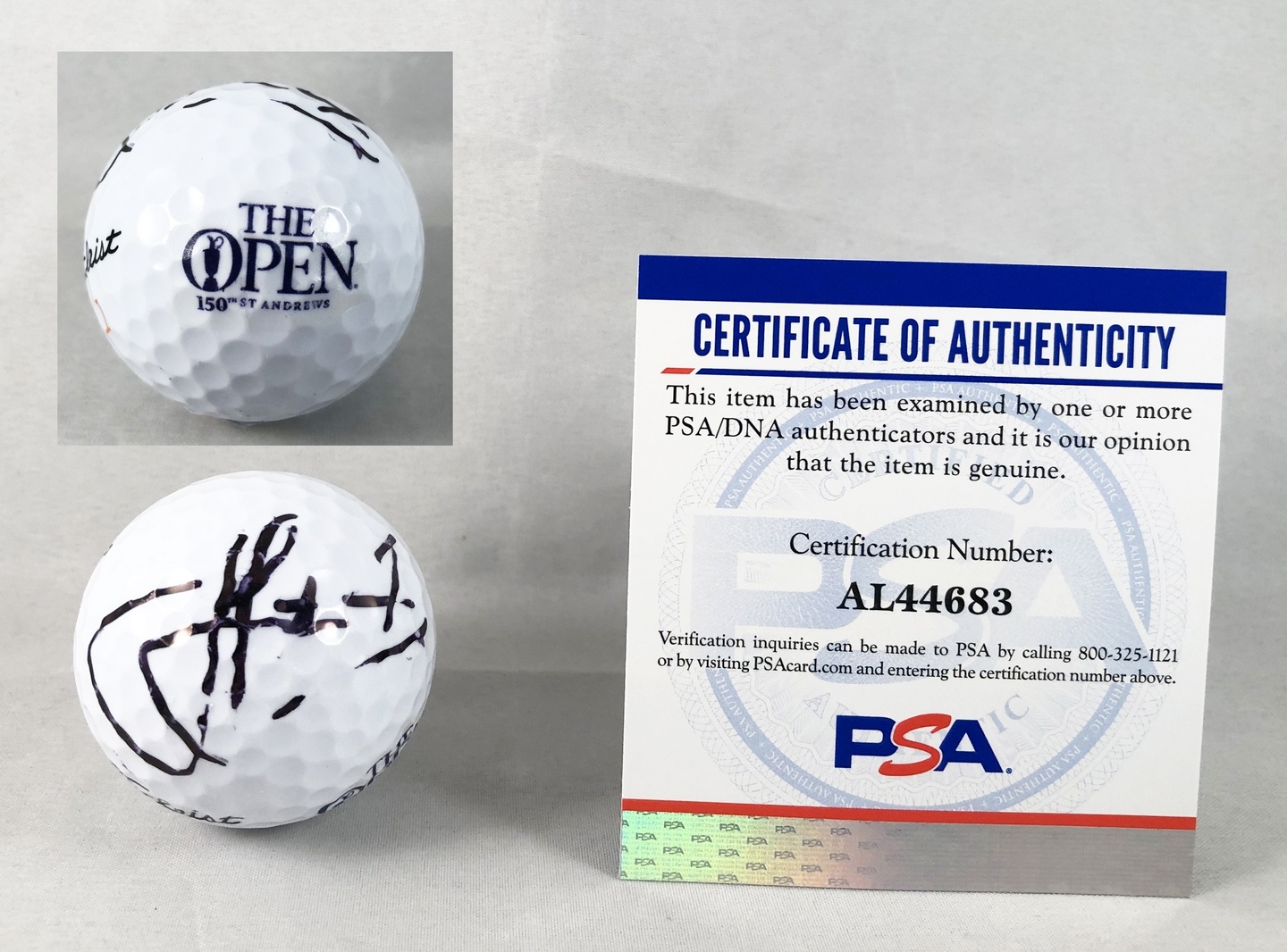 Cameron Smith Signed Golf Ball 2022 The Open Championship 150 PSA/DNA 3