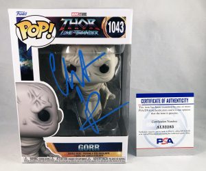Christian Bale Signed Funko Pop Gorr Thor Love And Thunder PSA/DNA