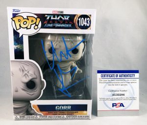 Christian Bale Signed Funko Pop Gorr Thor Love And Thunder PSA/DNA 2