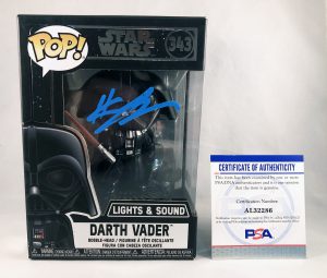 Hayden Christensen Signed Funko Pop Anakin Darth Vader PSA/DNA