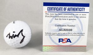 Will Zalatoris Signed Golf Ball PSA/DNA 1