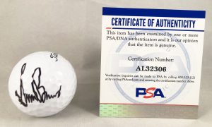 Sam Burns Signed Golf Ball PSA/DNA 1