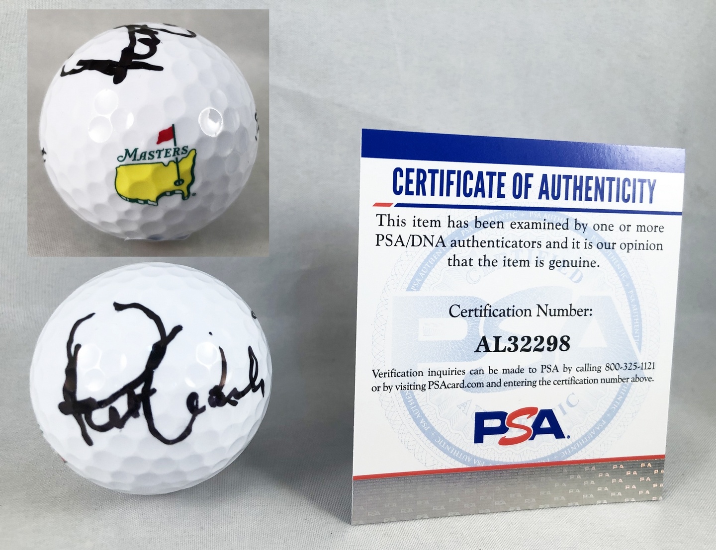 Patrick Cantlay Signed Masters Golf Ball PSA/DNA