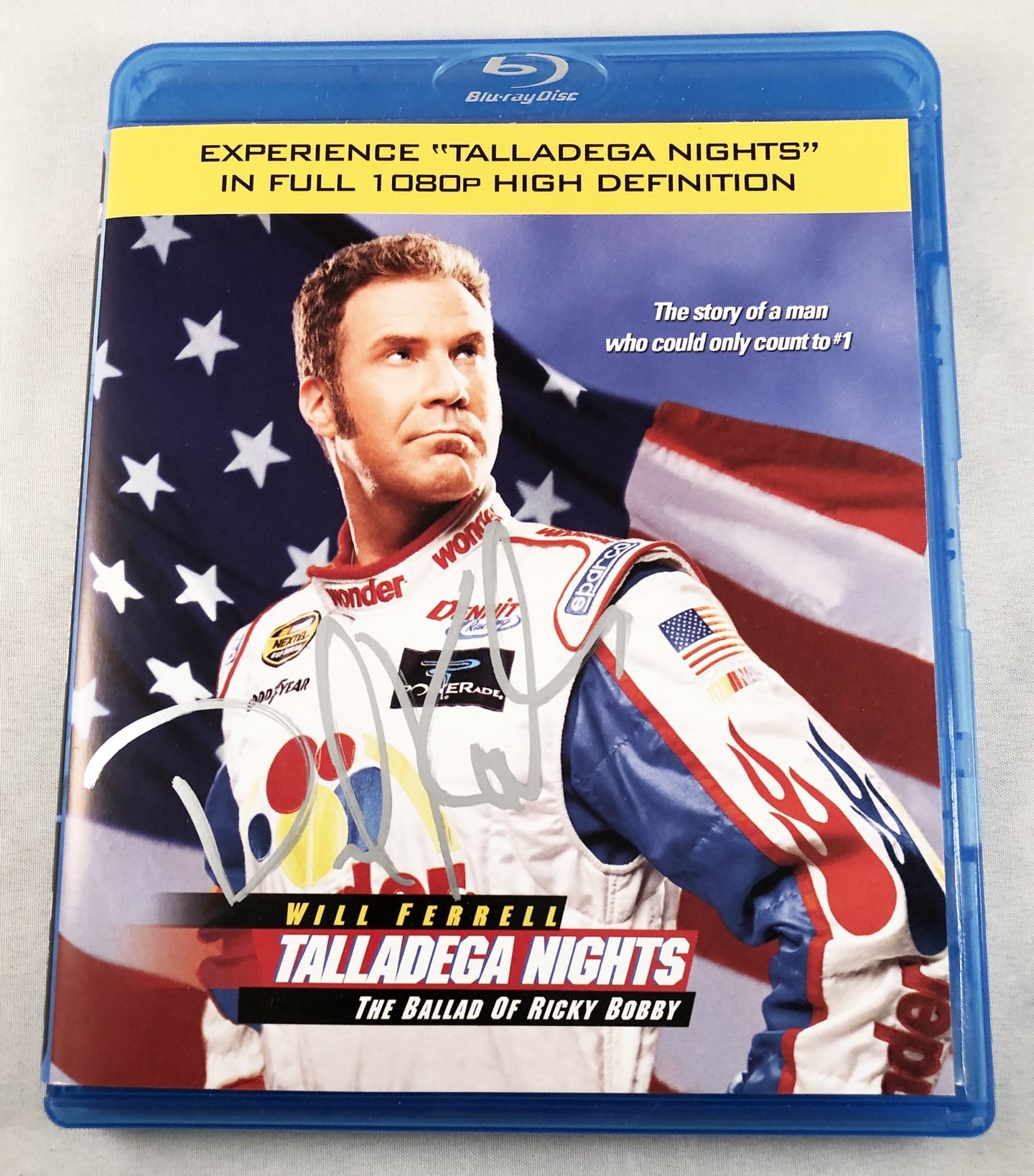 David Koechner Signed DVD Cover Talladega Nights