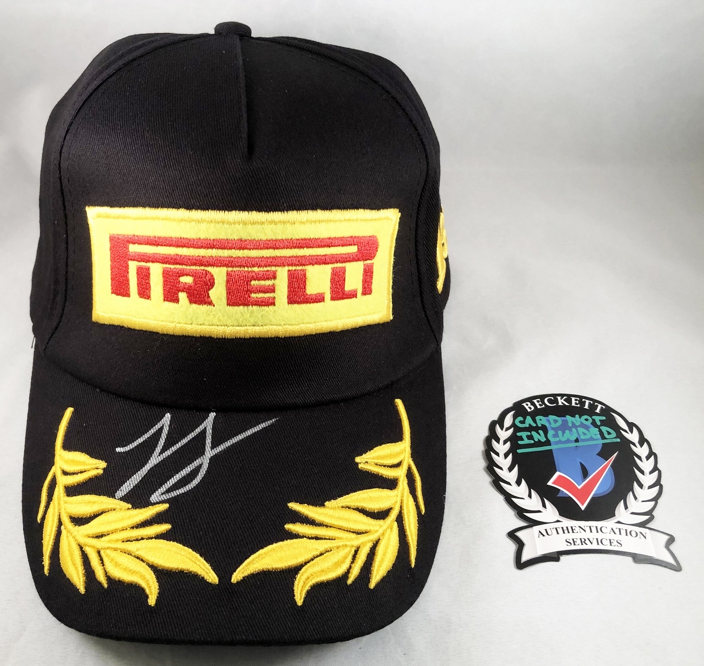 Logan Sargeant Signed Hat Beckett BAS Pirelli Podium Formula 1 F1 Williams Racing 1