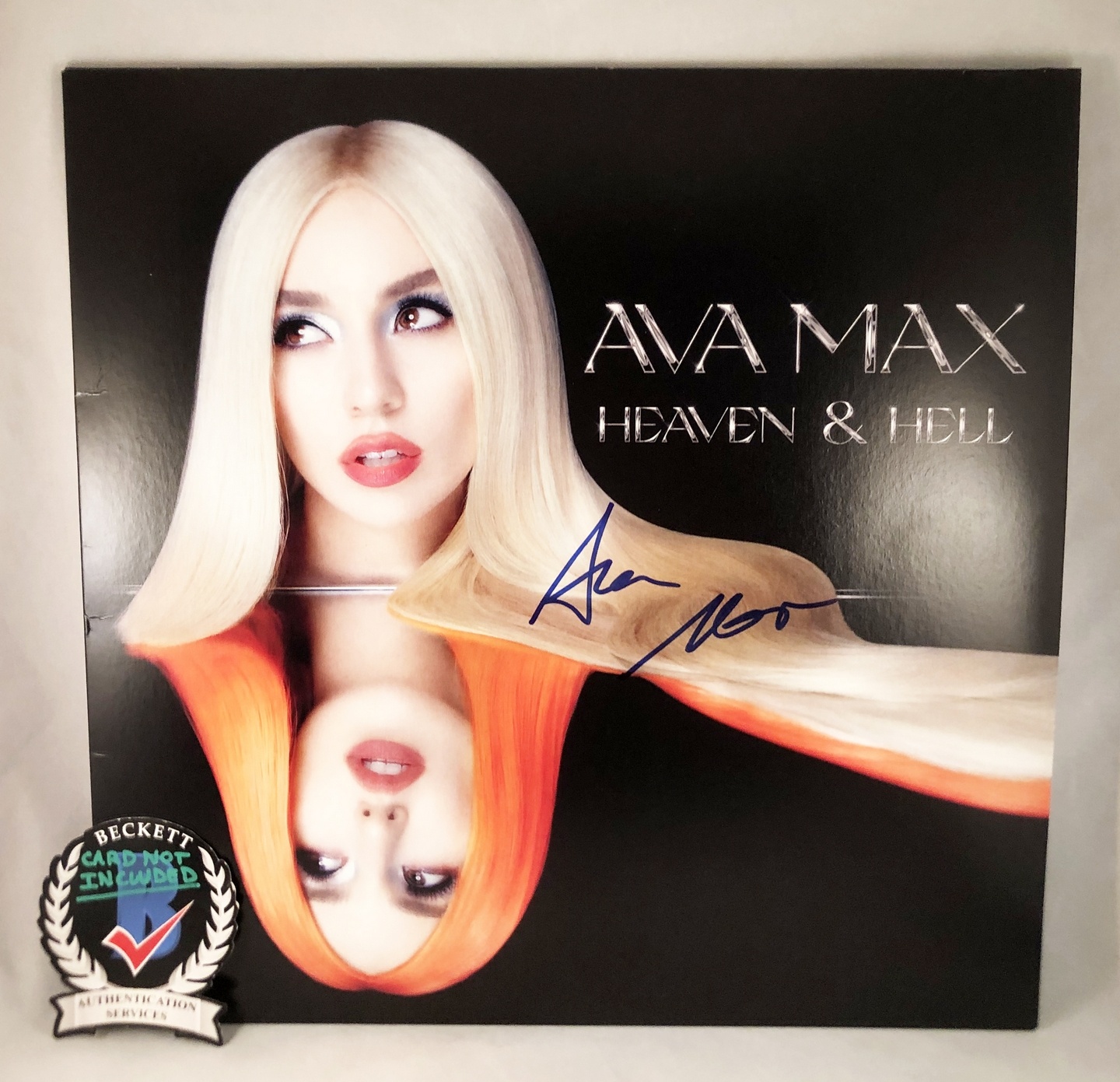 Ava Max Signed Vinyl LP Album Beckett BAS